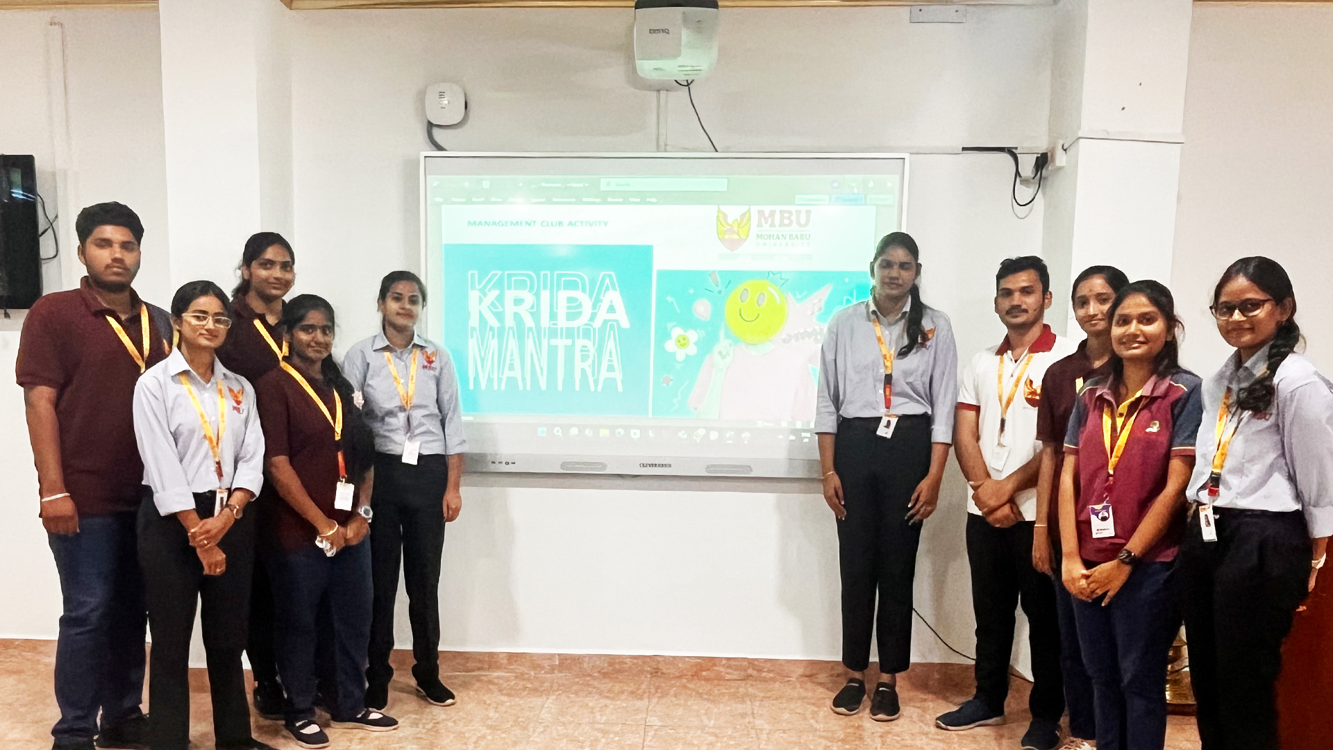 Management Club Interactive Fun Activity, “Krida Mantra”