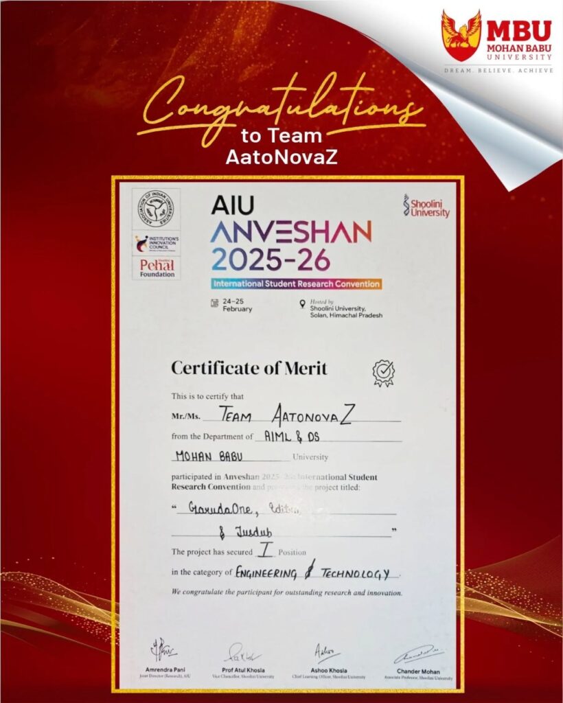 AatoNovaZ Clinches 1st Prize